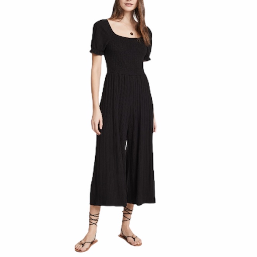 Jack By BB Dakota Total Smock Out Black Jumpsuit M - Picture 3 of 16